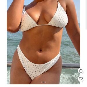 NWT Show Me Your Mumu Tanning Top with Rhinestones